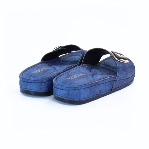 SANDALE FEMME YZ01 JEANS - BLEU MARINE