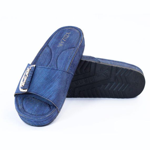 SANDALE FEMME YZ01 JEANS - BLEU MARINE