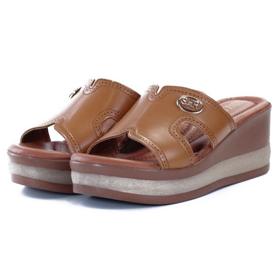 SANDALE FEMME YZ157 - TABAC