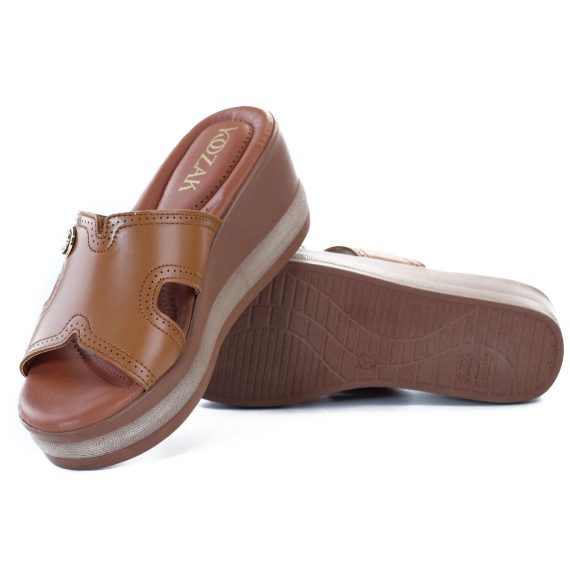 SANDALE FEMME YZ157 - TABAC