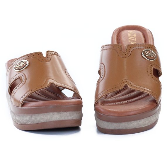 SANDALE FEMME YZ157 - TABAC
