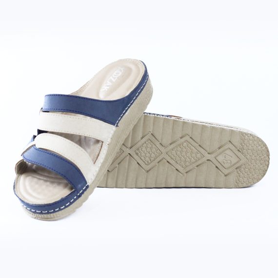 SANDALE FEMME YZ118 - BLEU MARINE
