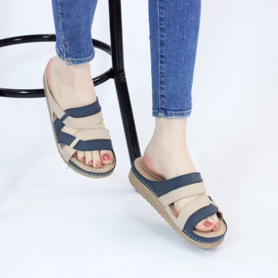 SANDALE FEMME YZ118 - BLEU MARINE