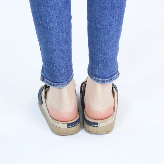 SANDALE FEMME YZ118 - BLEU MARINE