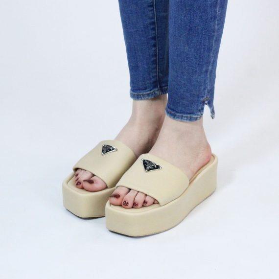 SANDALE FEMME YZ474 - BEIGE