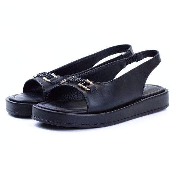 SANDALE FEMME YZ95 - NOIR