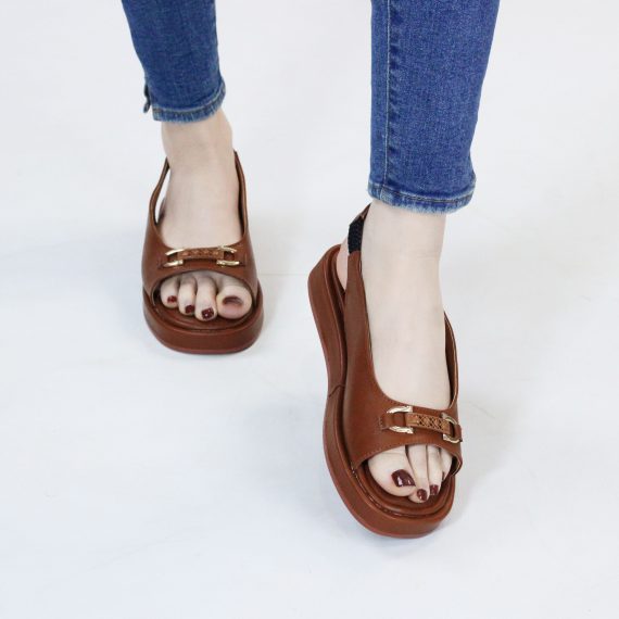 SANDALE FEMME YZ95 - MARRON