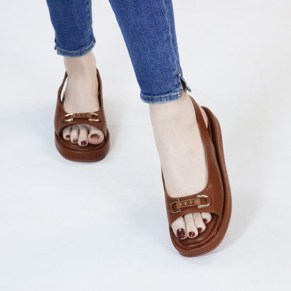 SANDALE FEMME YZ95 - MARRON