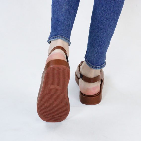 SANDALE FEMME YZ95 - MARRON