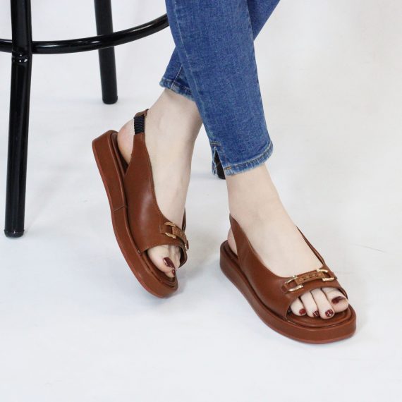 SANDALE FEMME YZ95 - MARRON