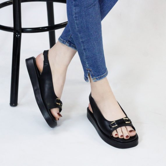 SANDALE FEMME YZ95 - NOIR