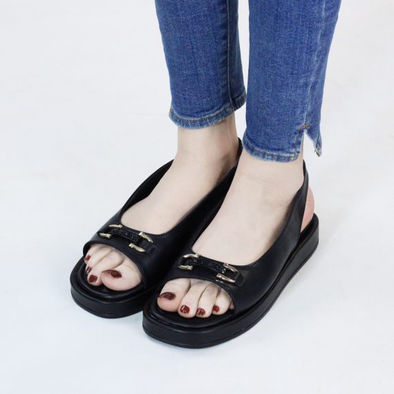 SANDALE FEMME YZ95 - NOIR