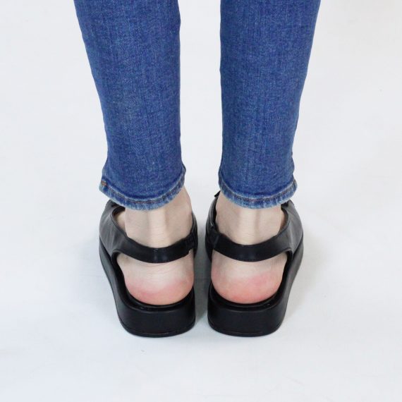 SANDALE FEMME YZ95 - NOIR