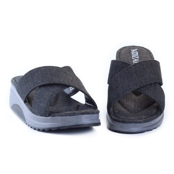 SANDALE FEMME YZ97 - NOIR
