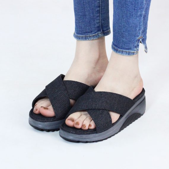 SANDALE FEMME YZ97 - NOIR