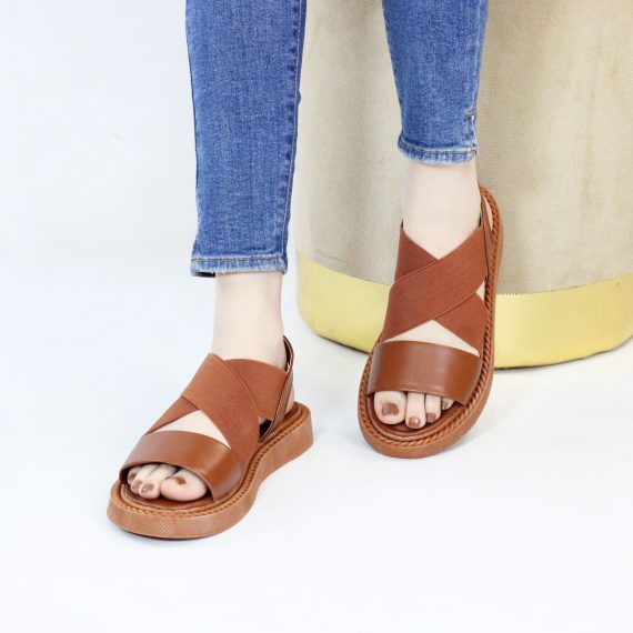 SANDALE FEMME YZ94 - MARRON