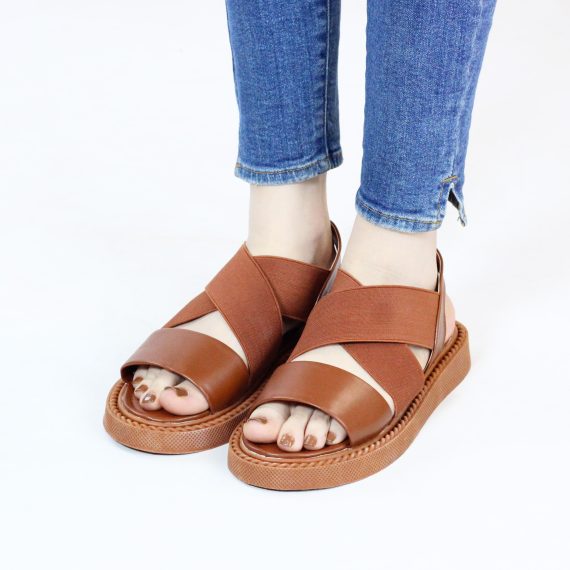 SANDALE FEMME YZ94 - MARRON