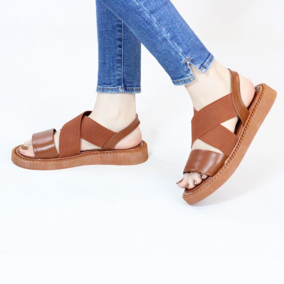 SANDALE FEMME YZ94 - MARRON