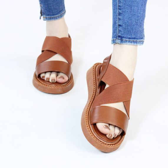 SANDALE FEMME YZ94 - MARRON
