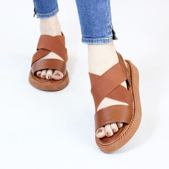SANDALE FEMME YZ94 - MARRON