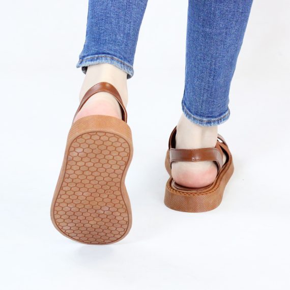 SANDALE FEMME YZ94 - MARRON