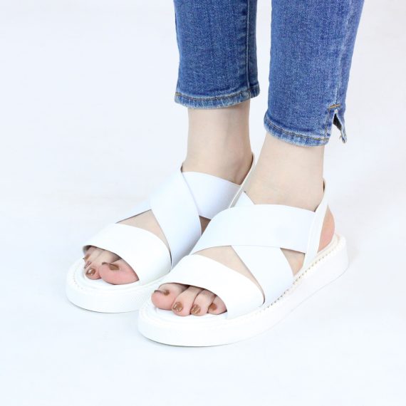 SANDALE FEMME YZ94 - BLANC