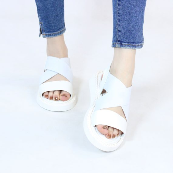 SANDALE FEMME YZ94 - BLANC