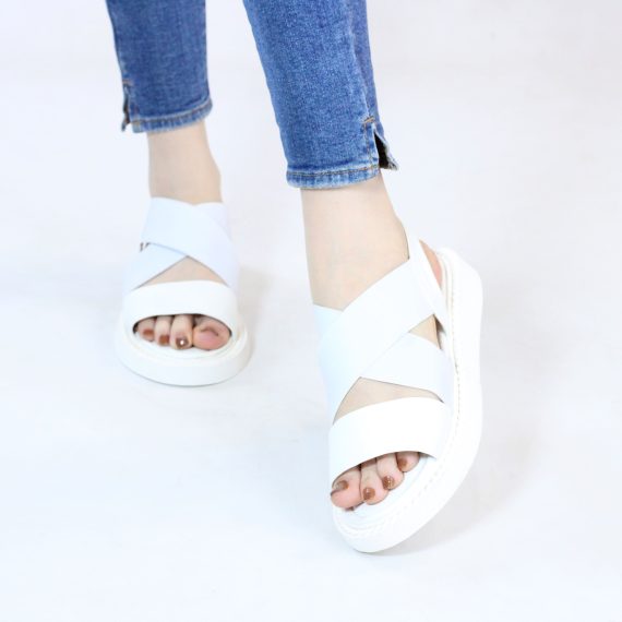 SANDALE FEMME YZ94 - BLANC