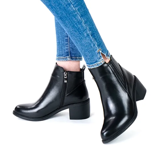 BOTTINE FEMME YZ3005 - NOIR
