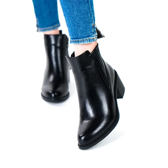 BOTTINE FEMME YZ3005 - NOIR